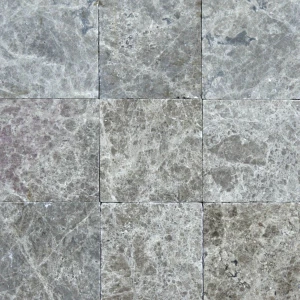 Płytki marmurowe Tundra Grey bębnowany 20,3x20,3x1