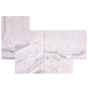 Płytki marmurowe Volakas polerowane Roman Opus komplet 0,742 m2